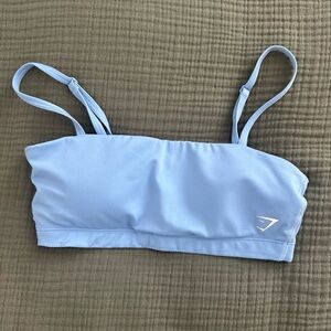 Gymshark bandeau sports bra in blue